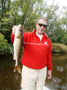 The Speaker of the House John Boehner with a nice walleye