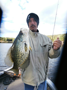 Joe from Georgia with a nice crappie