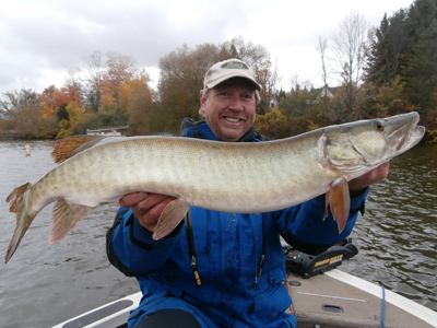 Eagle River musky fishing