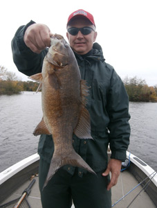 Great small mouth bass fishing in central wisconsin.