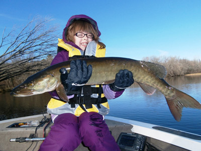 Cool fall fishing day.