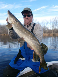 Fall fishing in central Wisconsin.