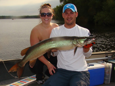 38" Musky caught on Lake Duroy