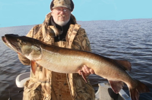 Great fall muskie fishing in Price County.
