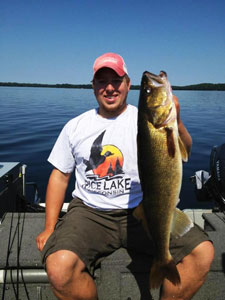 Rice lake Wisconsin Fishing