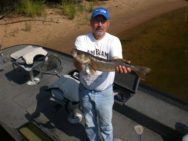 Walleye fishing on the Chippewa Flowage