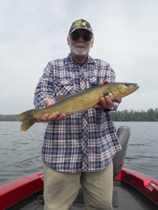 Walleye fishing in Villas County