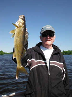 Stevens Point Flowage Walleye fishing