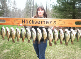 Crappie fishing Lake DuBay Wisconsin