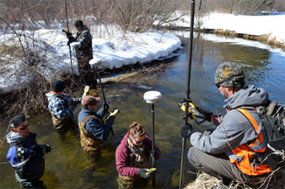 stream bank reading