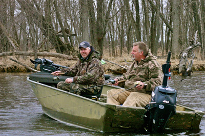 Wolf River WI walleye fishing